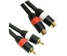 Kabelis MicroConnect RCA (Cinch) x2 - RCA (Cinch) x2 2.5m juoda (AUDCH3)