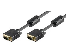 Kabelis MicroConnect D-Sub (VGA) - D-Sub (VGA) 1m juoda (MONGG1FB)