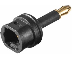 Adapteris AV MicroConnect Toslink Mini - Toslink juodas (TOSLINK ADAPTERIS)