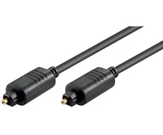 MicroConnect Toslink – Toslink kabelis 1m juodas (TT610BKAD)