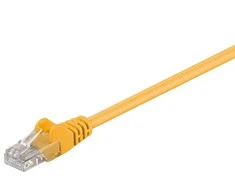 MicroConnect RJ-45 / RJ-45 kt.5E U / UTP Geltona 0.25m (B-UTP50025Y)
