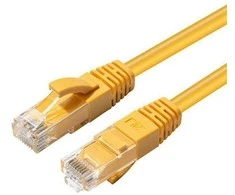 MicroConnect U/UTP CAT5e 15M Geltona PVC