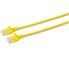 MicroConnect U/UTP CAT6 0,15M Geltona Slim,