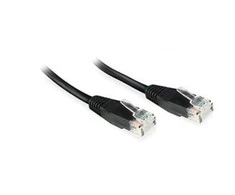 MicroConnect U / UTP CAT6 0.25M Juodas PVC