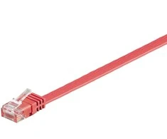 MicroConnect RJ-45 kt.6 1m raudonasis (V-UTP601R-FLAT)