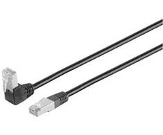 MicroConnect U/UTP CAT6 3M Juodas PVC 1 x