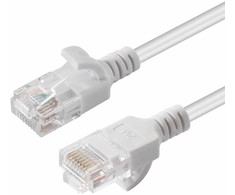 „MicroConnect“ U/UTP CAT6 tinklo kabelis 5 m Baltas Thin (V-UTP605W-SLIM)