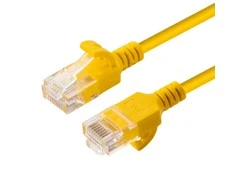 MicroConnect U/UTP CAT6A Slim 3M geltona