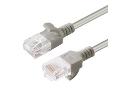 MicroConnect U/UTP CAT6A Slim 5M Pilkas