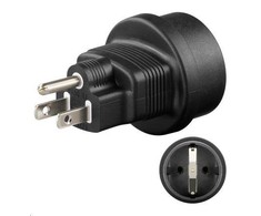 „MicroConnect“ universalus adapteris US/Schuko (PETRAVEL3)