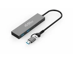 „MicroConnect 4w1“ USB-A/USB-C šakotuvas | 2x USB-A | 2x USB-C
