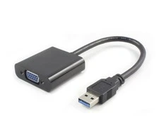 USB adapteris MicroConnect USB - VGA Juodas (USB3.0VGA)