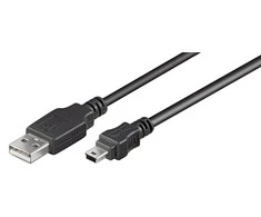 USB kabelis MicroConnect USB- A - 0,5 m Juoda (USBMB505)