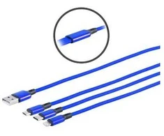 MicroConnect USB-A splitter cable with USB-C, USB Micro-B and