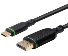 Kabelis USB MicroConnect USB-C - DisplayPort 3 m Juodas (MC-USBCDP3)