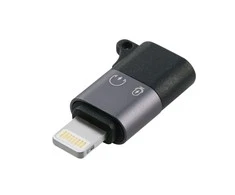 USB adapteris MicroConnect Microconnect MC-USBCLIGHT lyties keitiklis / kabeliai USB C Lightning sidabrinis