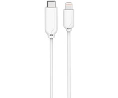 USB laidas MicroConnect Lightning - USB-C 3 m Baltas (USB3.1CL3)