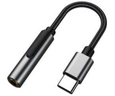 Adapteris USB MicroConnect USB-C - Jack 3.5mm Sidabrinė (MC-AUDIO-USBC)