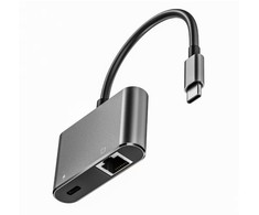 Adapteris USB MicroConnect USB-C - RJ-45 Juodas (USB3.1CETHPDBA)