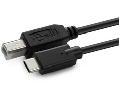 Kabelis USB MicroConnect USB-C - USB-B 3 m Juodas (USB3.1C2B3)