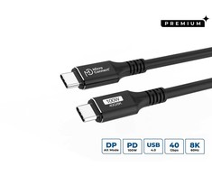 Kabelis USB MicroConnect USB-C - USB-C 3 m Juodas (USB4CC3)
