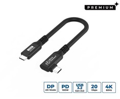 Kabelis USB MicroConnect USB-C - USB-C 0,15 m Juodas (USB-C į USB-C aukščiausios kokybės kabelis)
