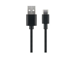 Kabelis USB MicroConnect USB-A - USB-C 0.5 m Juodas (USB3.1CCHAR05B)