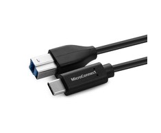 USB kabelis MicroConnect USB-C - USB-B 3 m juodas (USB3.1CB3)