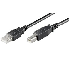 USB kabelis MicroConnect USB- A - 0, 3 m Juoda (USBAB03B)