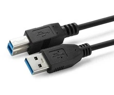 USB kabelis MicroConnect USB-A - USB-B 1,8 m Juodas (USB3.0AB2B)