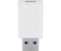 USB adapteris MicroConnect USB-A - USB-C Baltas (USB3.0ACFW)