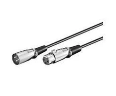 Kabelis MicroConnect XLR - XLR 3m juoda (XLRMF3)
