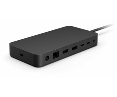 „Microsoft Surface Thunderbolt 4“ dokas, laidinis, „Thunderbolt 4“, 2500 Mbit/s, juodas, „Kensington“, Microsoft