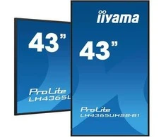 Iiyama Monitorius 43 cale LH4365UHSB-B1 24/7, IPS, ANDROID 11, 4K, 800cd, iiSignage2, SDM, 2x HDMI, DP, 2x USB,2x 10W, RJ45, WiFi, 4/32GB, PION/POZIOM, 400x400(vesa)