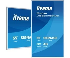 „IIYAMA LH5581UHSG-1AG“ 55 colių „Gallery Line“ monitorius su nuimamu rėmu, 3840x2160 UHD VA ELED, 2xHDMI, 1xUSB-C, 2xUSB 2.0, „Android 14“, VESA 300x400