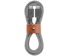Kabelis USB Native Union USB-C - USB-C 1.2 m Juodas (BELT-C-ZEB-2-NP)