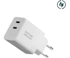 „Native Union“ 35 W PD, 2 x USB-CGaN (baltos)
