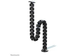 NEOMOUNTS CABLE SPINE ORGANIZER FOR SIT/STAND DESK FRAMES, SCREW MOUNTED, Juodas
