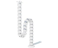 NEOMOUNTS CABLE SPINE ORGANIZER FOR SIT/STAND DESK FRAMES, SCREW MOUNTED, Baltas