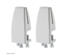 Laikiklis NewStar NEOMOUNTS DESK CLAMP FOR NS-GLSPROTECTXXX - FOR 8-25 MM DESK THICKNESS - SET OF 2, Baltas