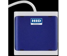 HID OMNIKEY 5022 CL (tamsiai mėlynas) - trumpas 13 cm laidas - standartinis USB A kištukas - tik bekontaktis (13,56 MHz) skaitytuvas - suderinamas su CCID - pasirenkamas kortelės laikiklis ir tvirtinimo priedai - minimalus užsakymo kiekis 10 ir daugiau nei 10 (R50220319-DB)