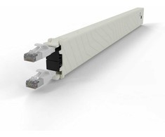 PATCHBOX CONEX8STPWH kabelis sieciowy Baltas 0,8 m Cat6a U/FTP (STP)