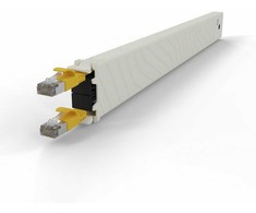 PATCHBOX CONEX8STPYL kabelis sieciowy Geltonas 0,8 m Cat6a U/FTP (STP)