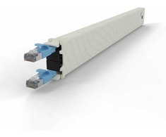 PATCHBOX CONEX8STPBL kabelis sieciowy Mėlyna 0,8 m Cat6a U/FTP (STP)