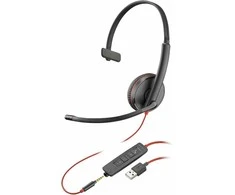 Ausinės Poly Blackwire 3215 Vienpusės USB-A