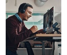 Poly Voyager Focus 2 Usb-C-C Ausinės +Usb-C/A Adapteris