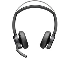 Poly Voyager Focus 2 Usb-C-C Ausinės +Usb-C/A Adapteris