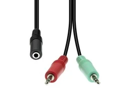 Kabelis ProXtend Jack 3.5mm - Jack 3.5mm 40m juoda (JAB-7755865)