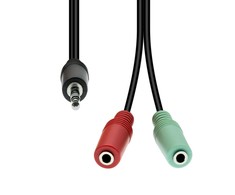 Kabelis ProXtend 4-Pin do 2x 3-Pin M-F 30 cm (JAB-7755894)