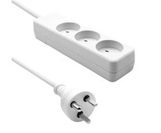 ProXtend Danijos IT Power Strip 3- way 3 lizdai 3 m baltos spalvos (KIT3-KIT03W)